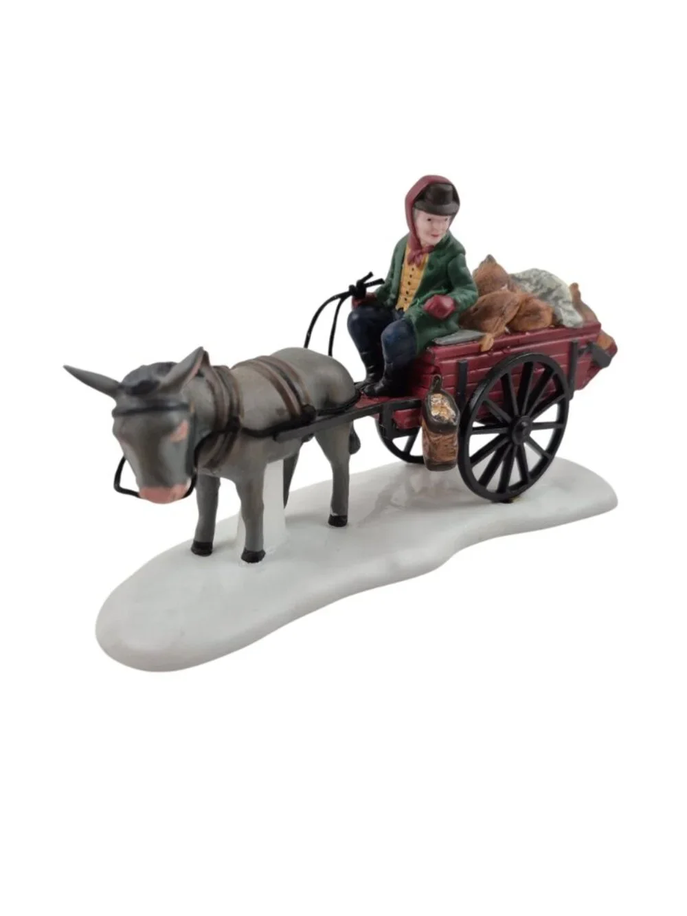 Department 56 Bringing Fleeces To The Mill 58190 Set of 2 Village Figures 1993